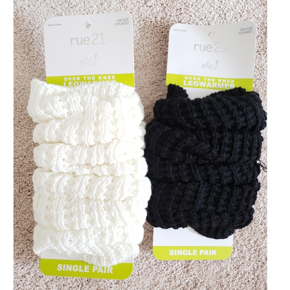 Rue21 over the knee leg warmers